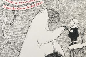 polar bear offering a cookie
